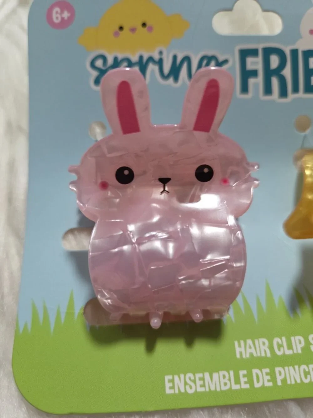 Spring Friends Bunny & Chick Mini Claw Clip Set
